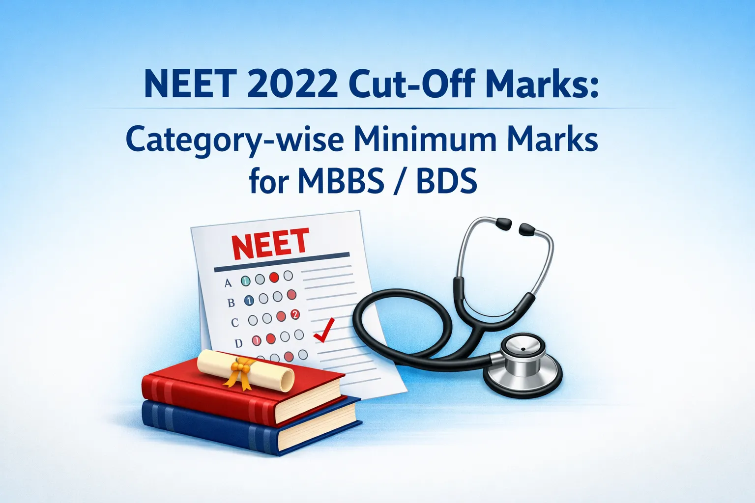 NEET 2022 Cut-Off Marks: Category-wise Minimum Marks for MBBS/BDS